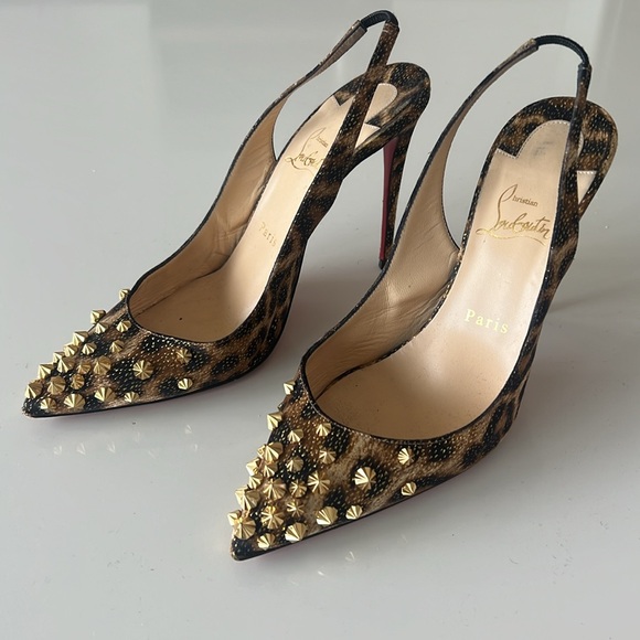 Christian Louboutin Drama Sling Panthere - Picture 4 of 7